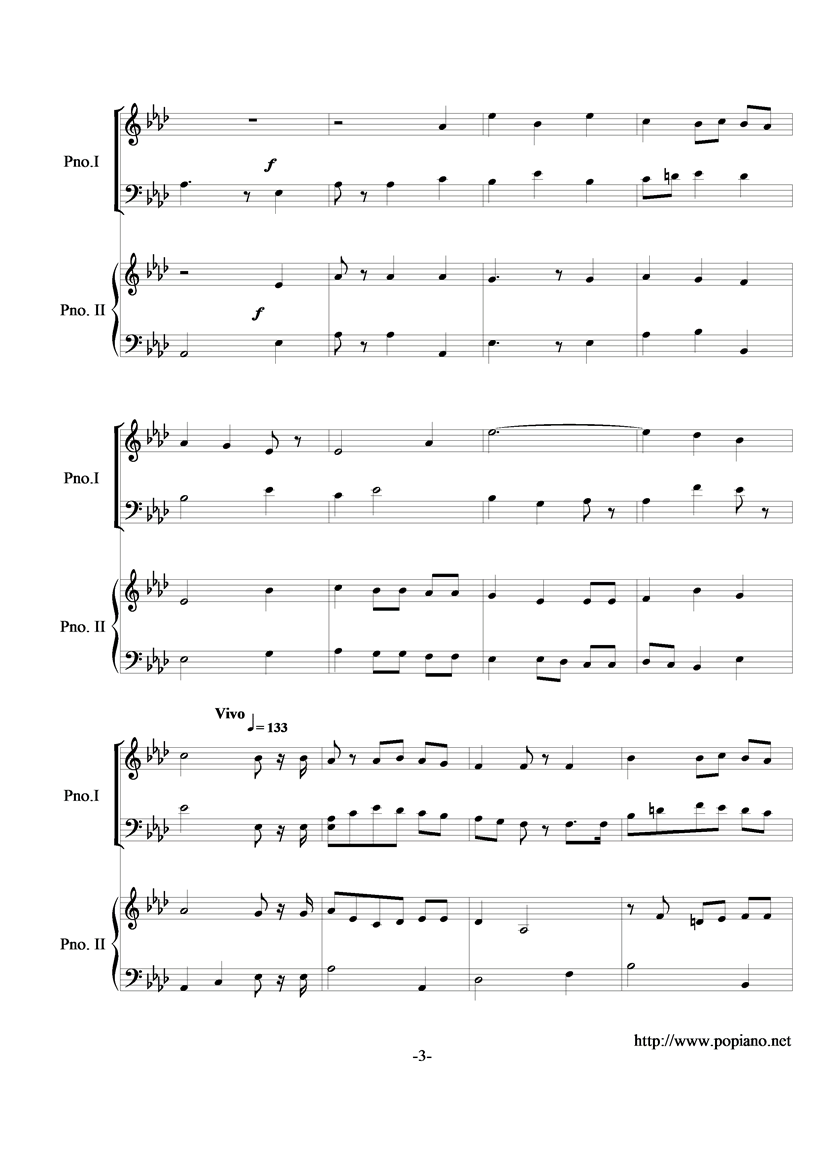 We wish you a Merry Christmas钢琴曲谱（图3）
