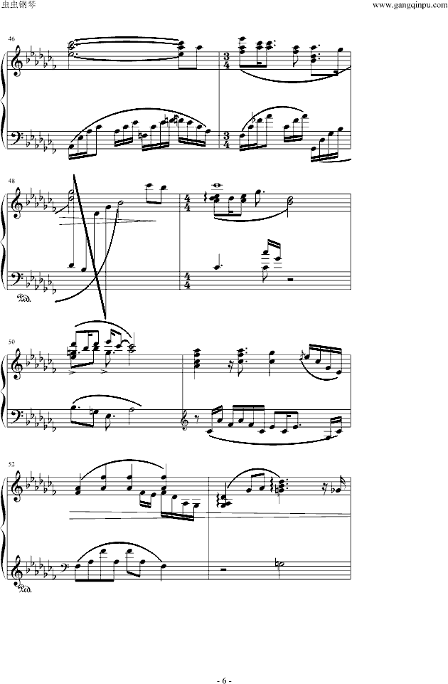First Snow钢琴曲谱（图6）