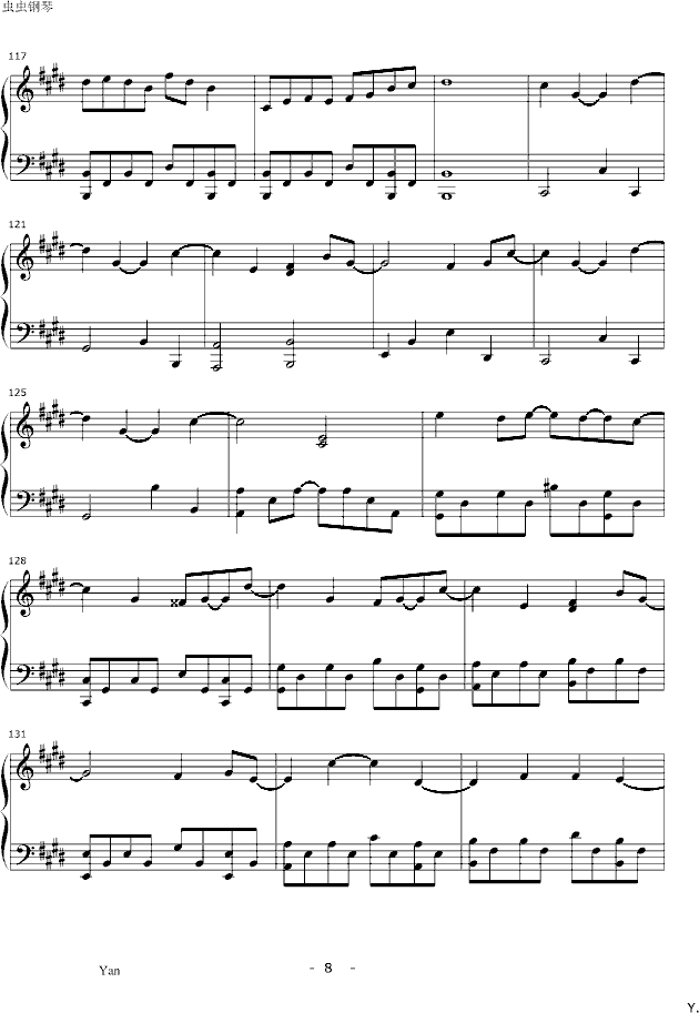 沙龙钢琴曲谱（图8）