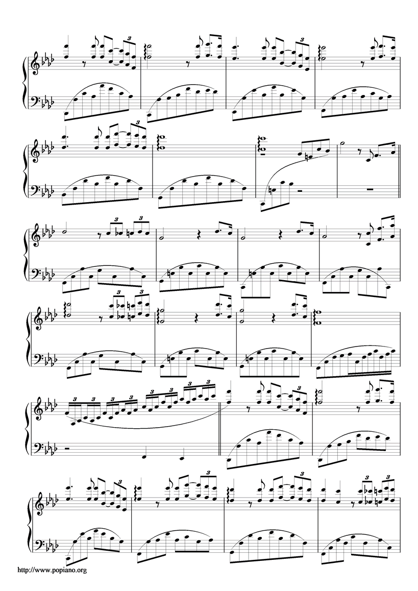 Ultime Amour最后恋情钢琴曲谱（图2）