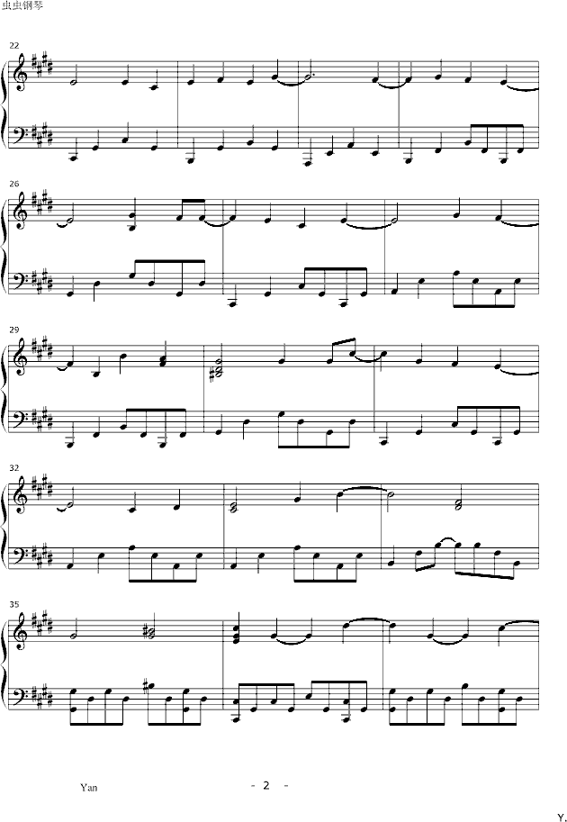 沙龙钢琴曲谱（图2）