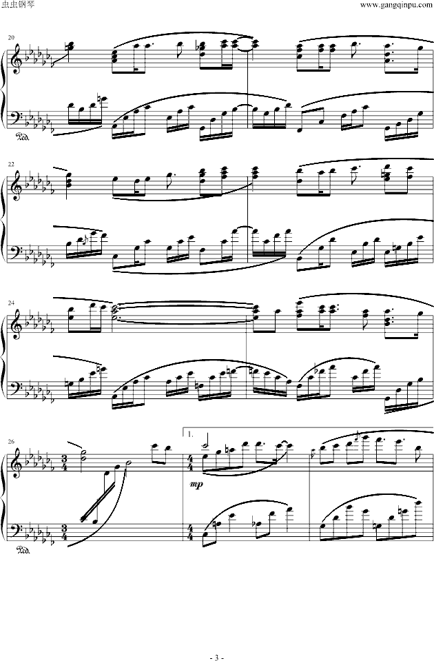 First Snow钢琴曲谱（图3）