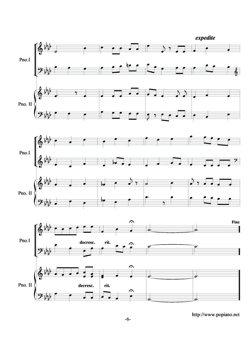 We wish you a Merry Christmas钢琴曲谱（图6）