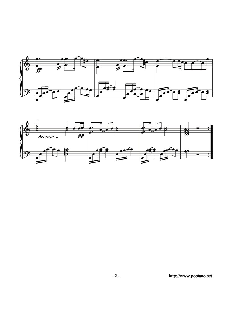 Blue hills钢琴曲谱（图2）