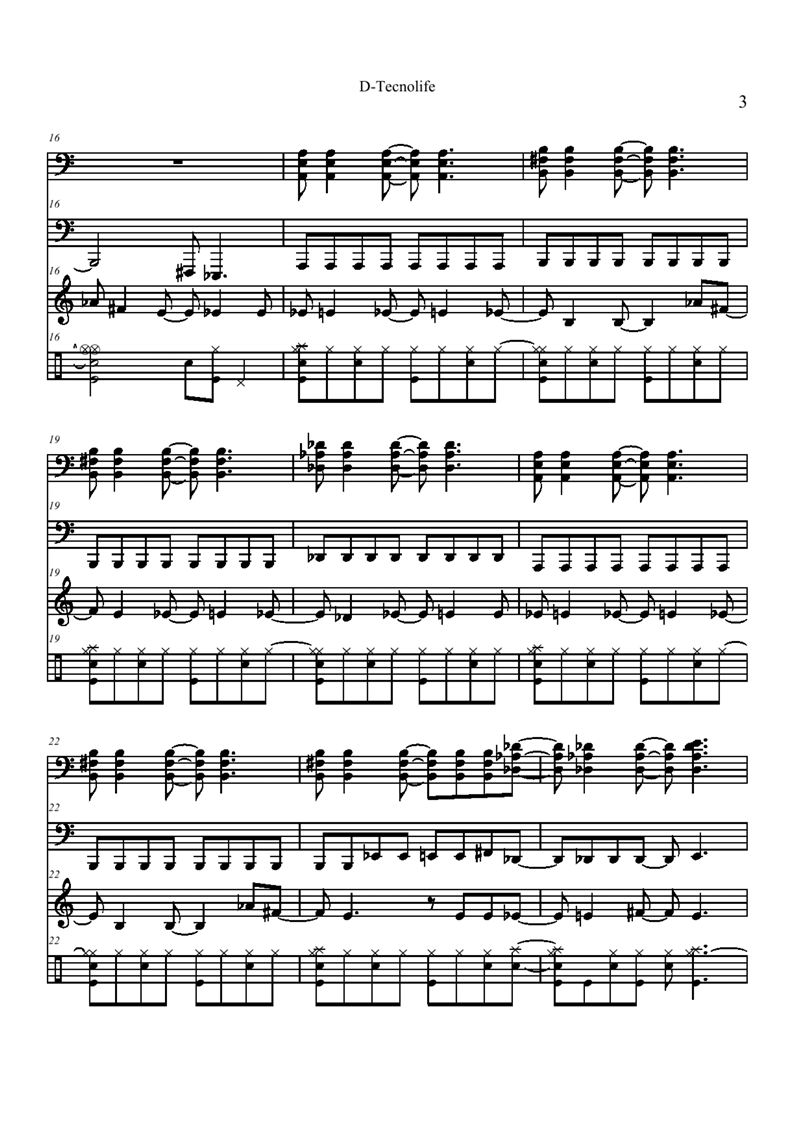 D-Tecnolife钢琴曲谱（图3）