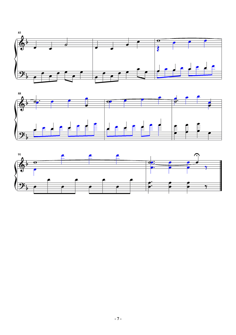 Fate钢琴曲谱（图7）