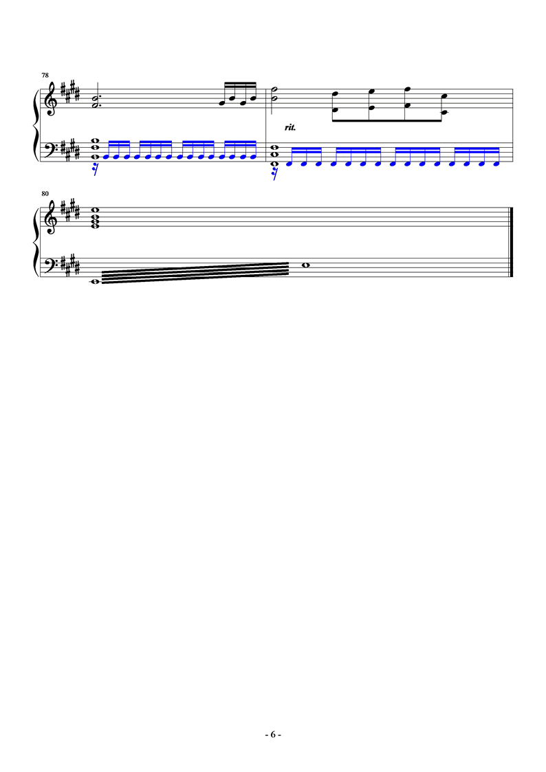 Vang Trang Khoc钢琴曲谱（图6）