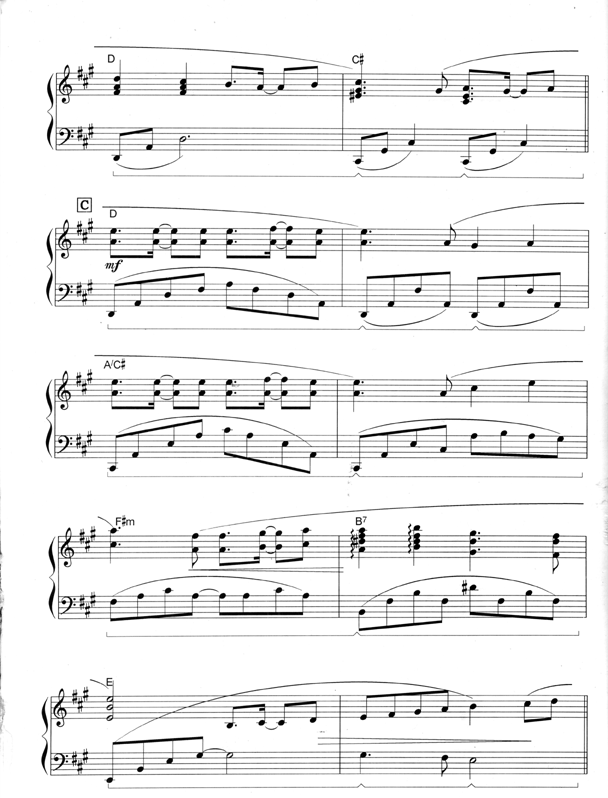 理想的结婚 主题曲钢琴曲谱（图3）