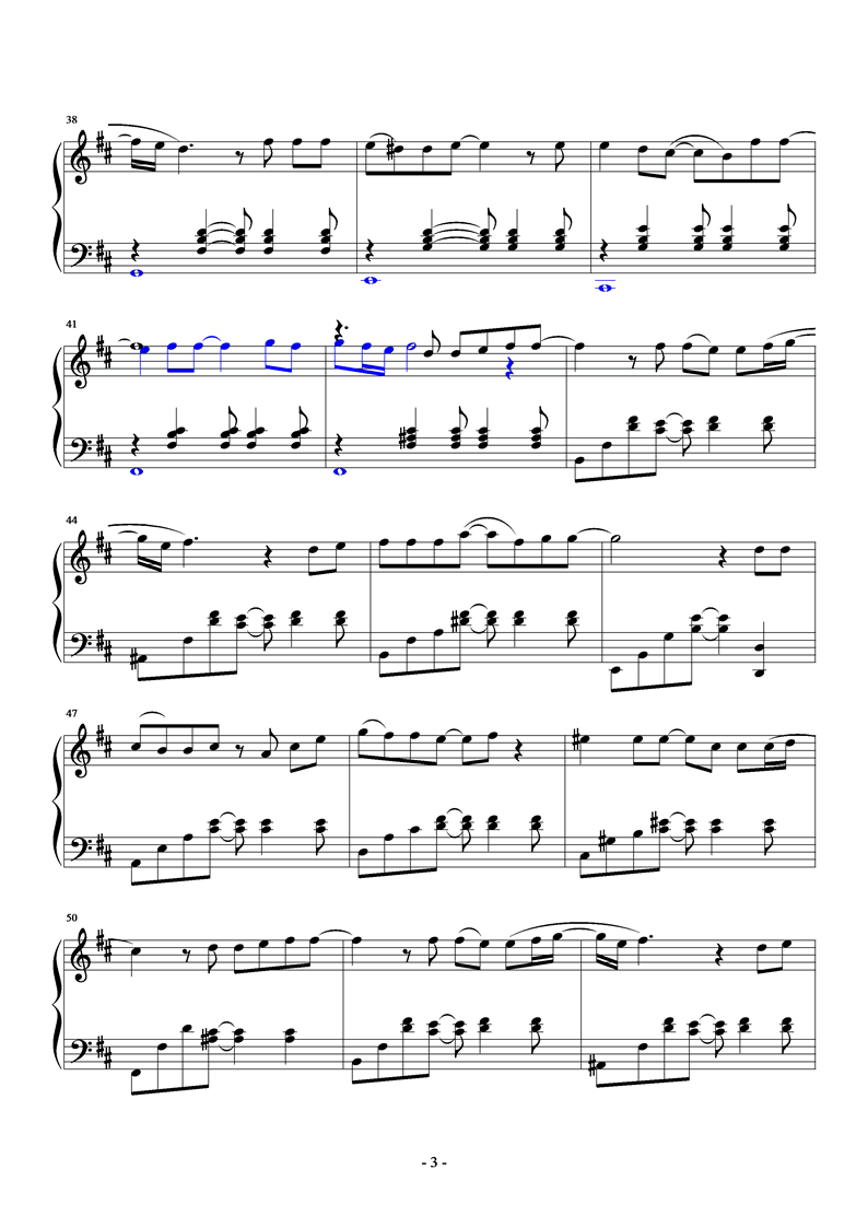 My Love钢琴曲谱（图3）