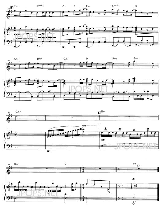 beautiful life钢琴曲谱（图5）