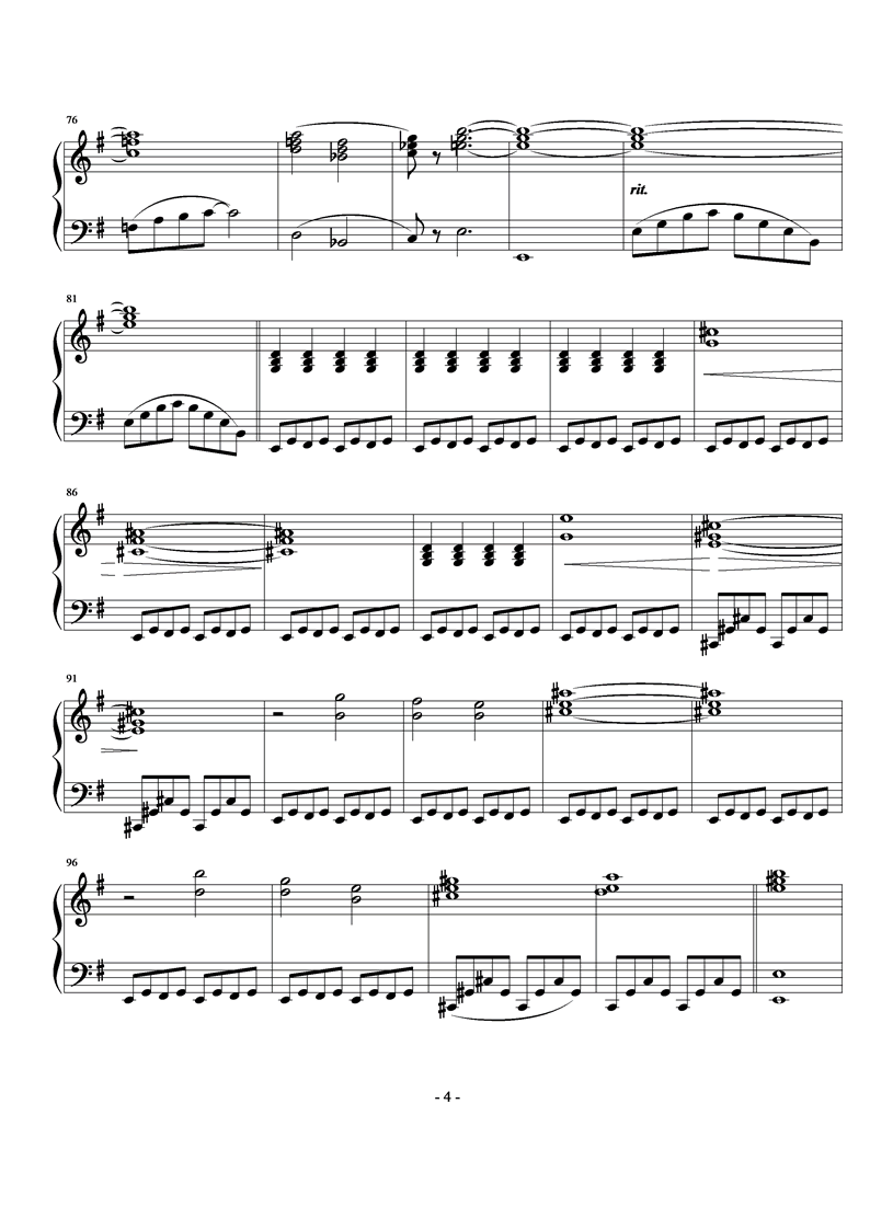Main Theme钢琴曲谱（图4）