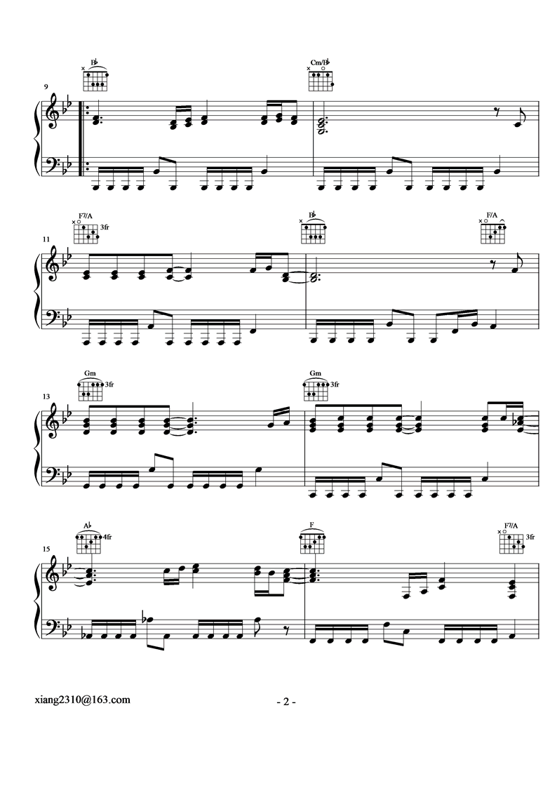 Cicle of Life钢琴曲谱（图2）