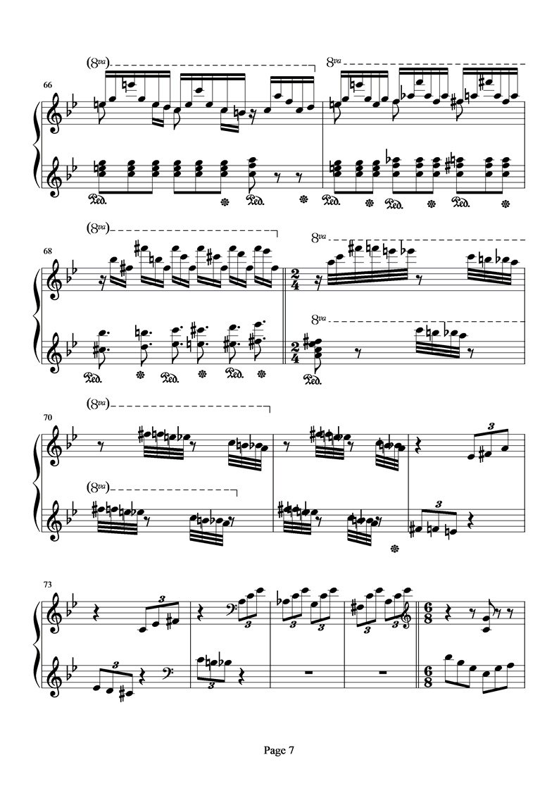 侏儒之舞钢琴曲谱（图7）