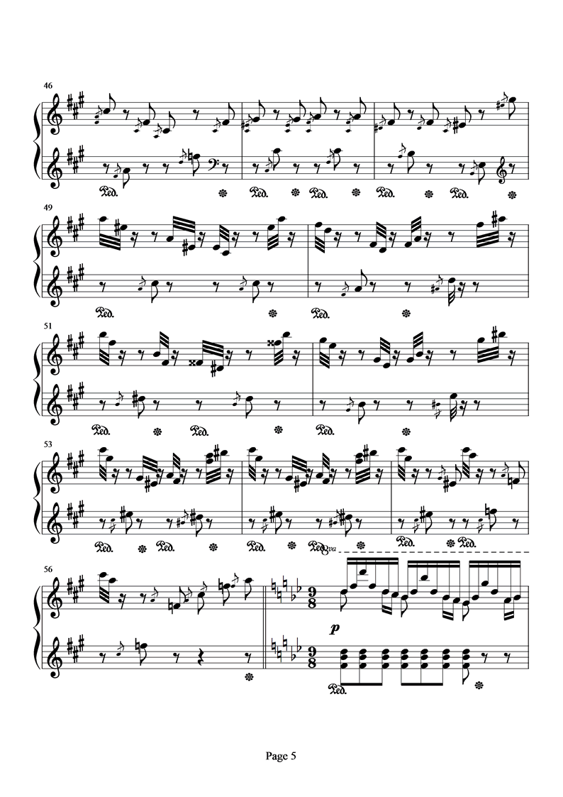 侏儒之舞钢琴曲谱（图5）