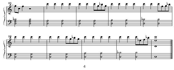 zutto_zutto_zutto钢琴曲谱（图4）