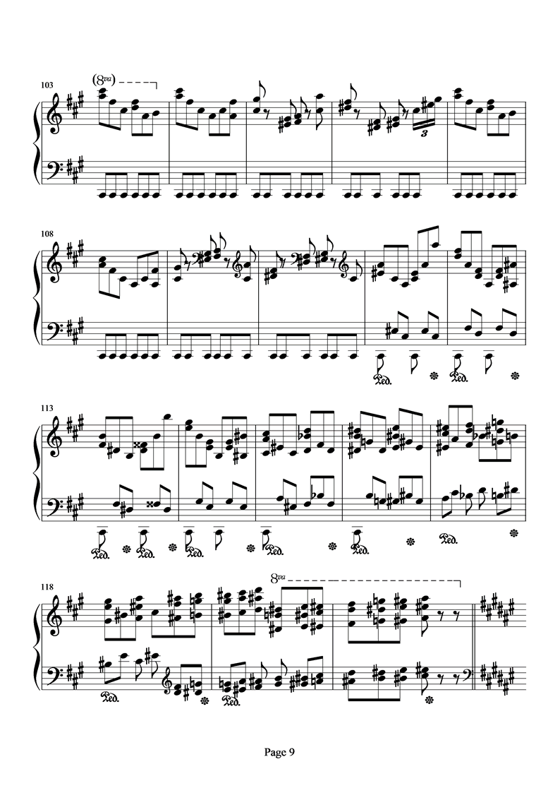 侏儒之舞钢琴曲谱（图9）