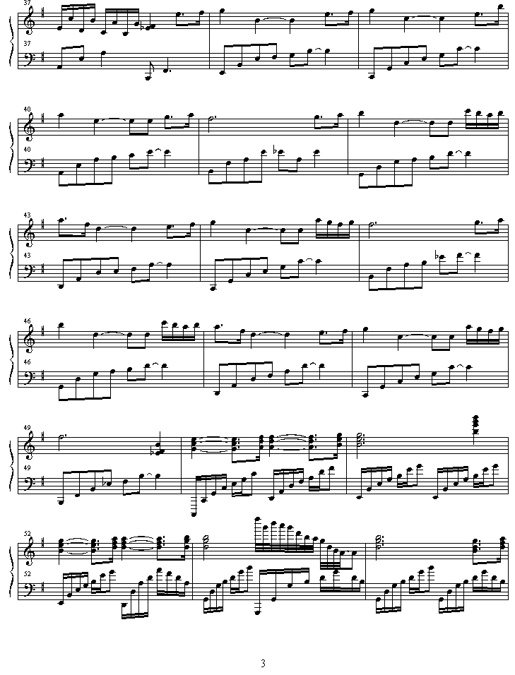 nina钢琴曲谱（图3）