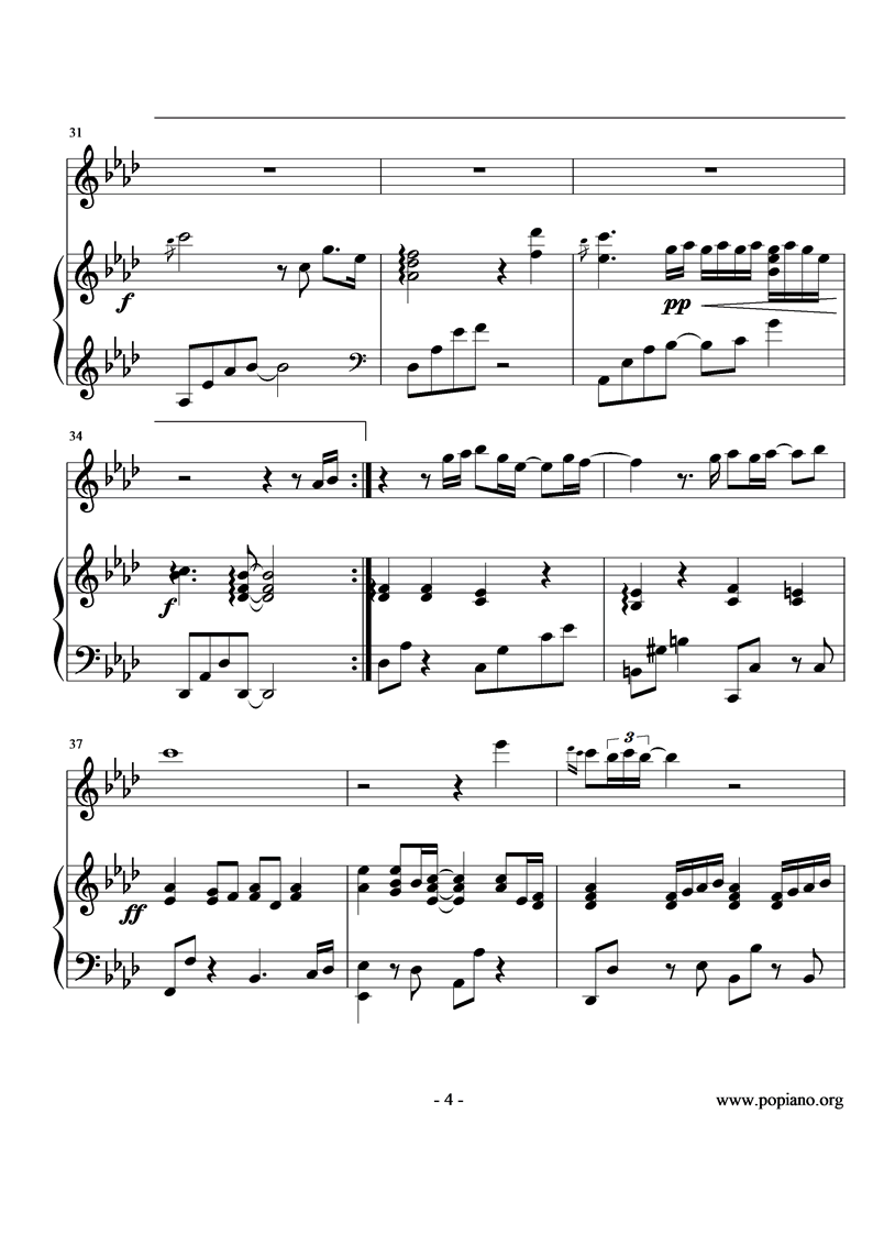 这该死的爱钢琴曲谱（图4）