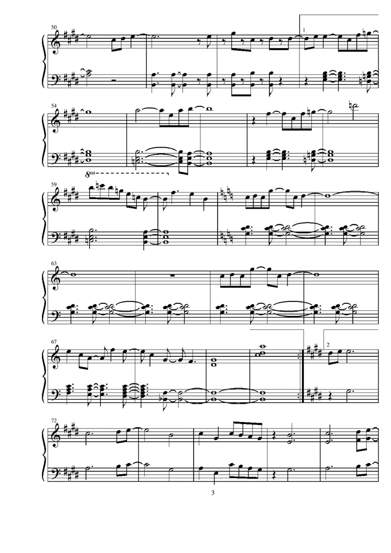 Purachina - Platinum钢琴曲谱（图3）