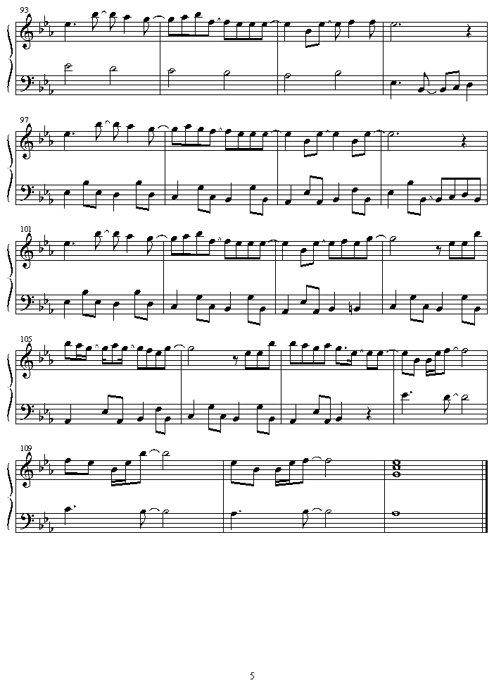 tooi  kono  machi  de钢琴曲谱（图5）