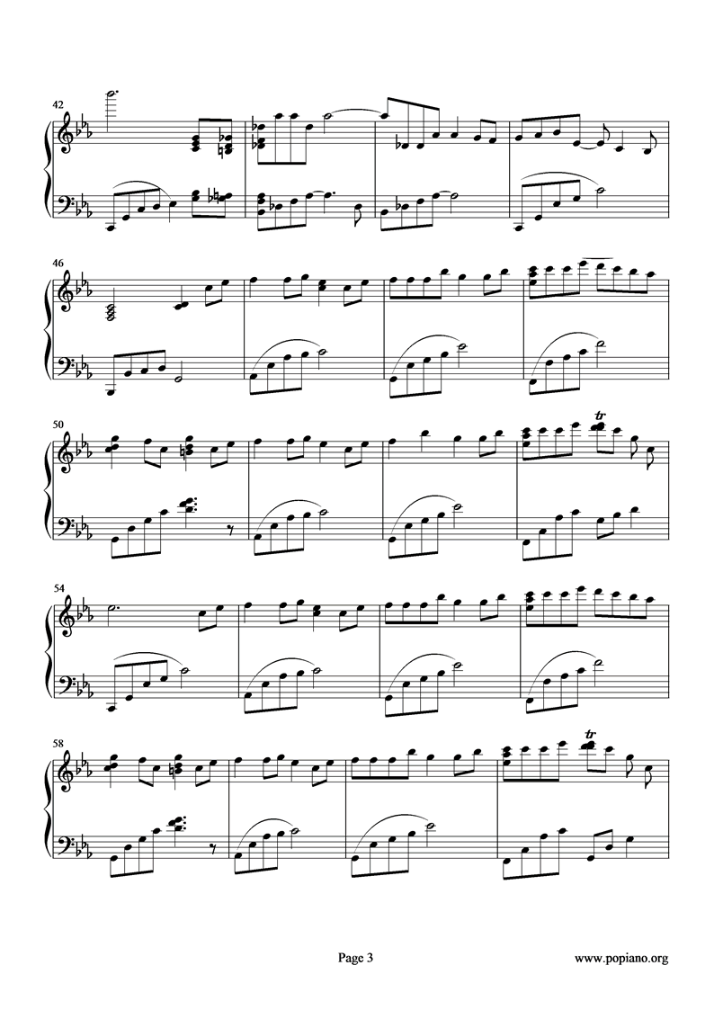 风之甬道钢琴曲谱（图3）