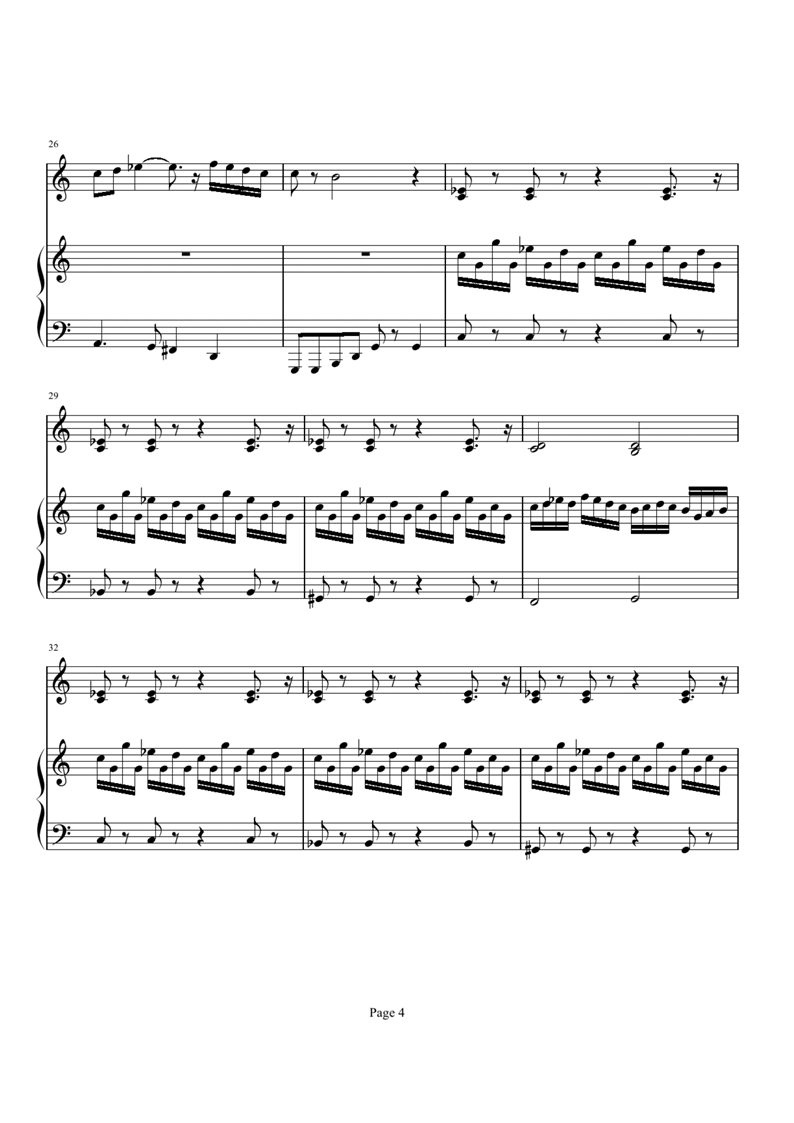 Wood Carving Partita钢琴曲谱（图4）