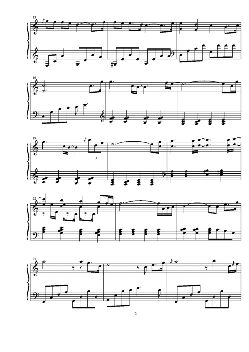 Winter II钢琴曲谱（图2）