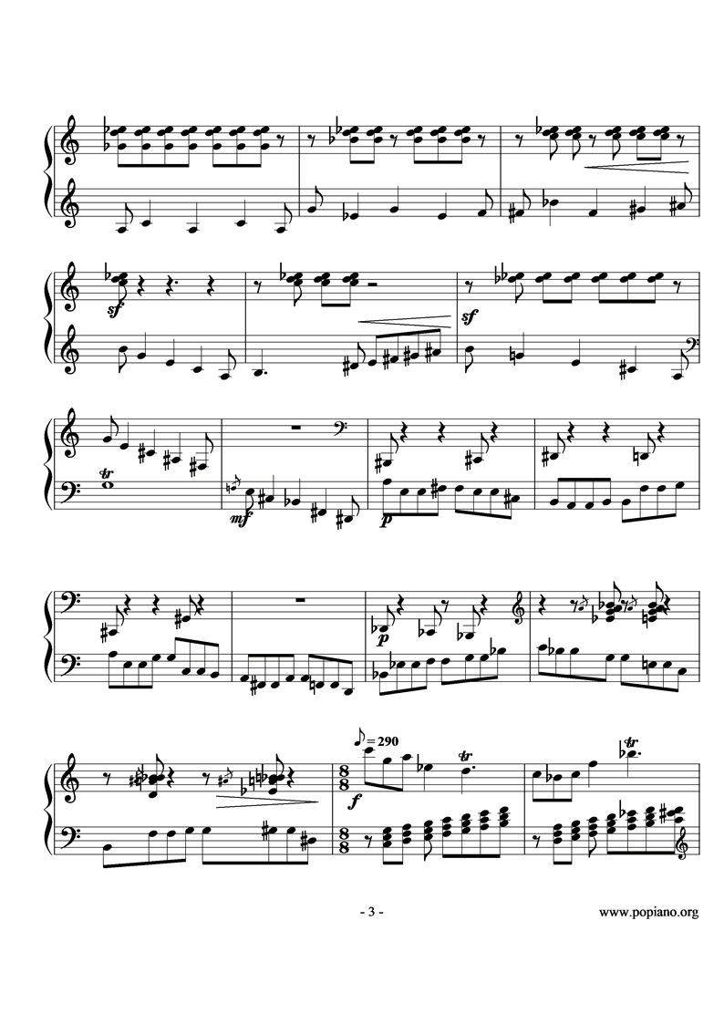 保加利亚节奏舞曲4钢琴曲谱（图3）