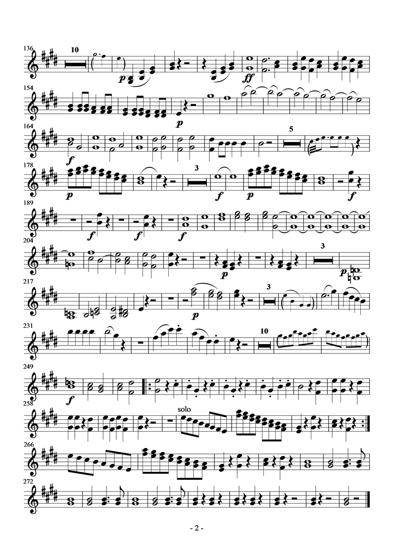 费加罗的婚礼歌剧序曲-Clarinett钢琴曲谱（图2）
