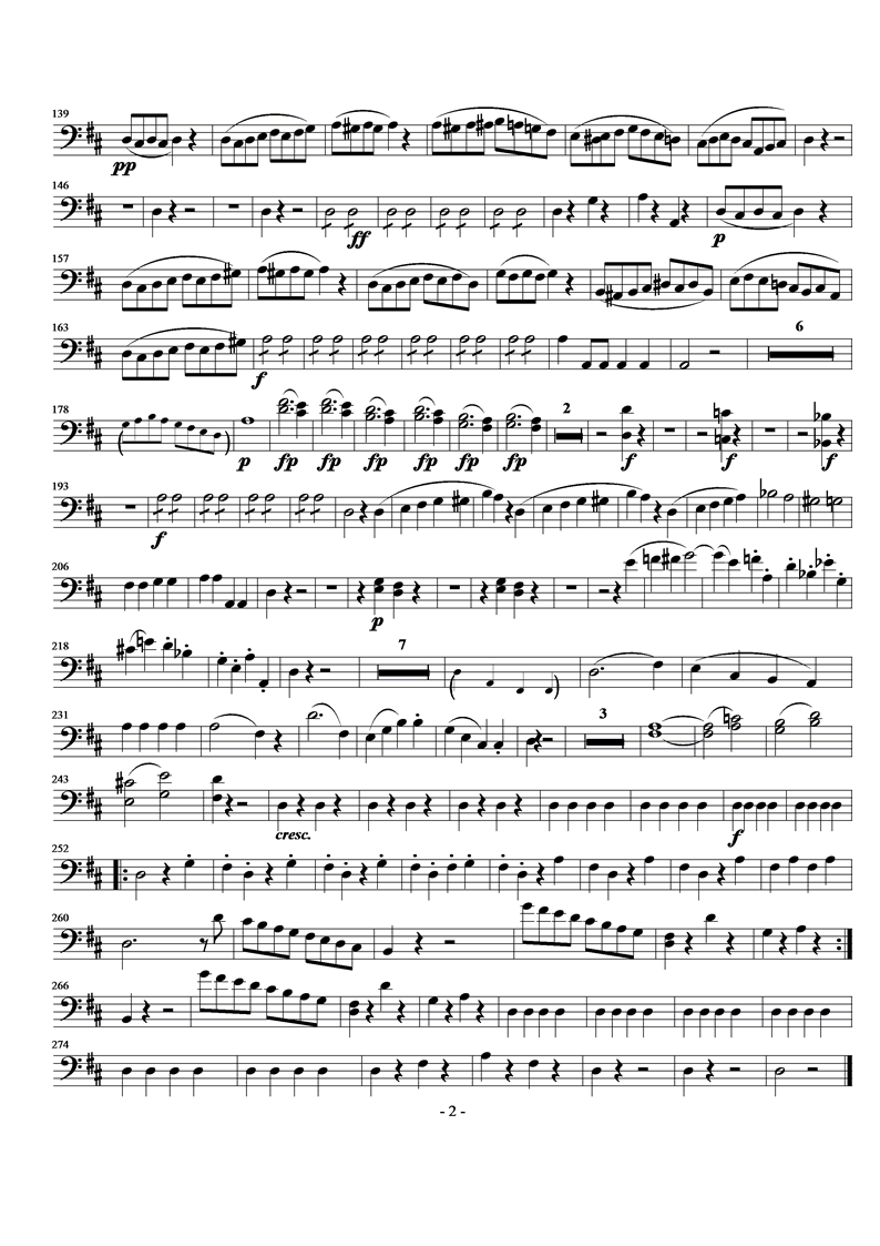 费加罗的婚礼歌剧序曲-Fagotti钢琴曲谱（图2）