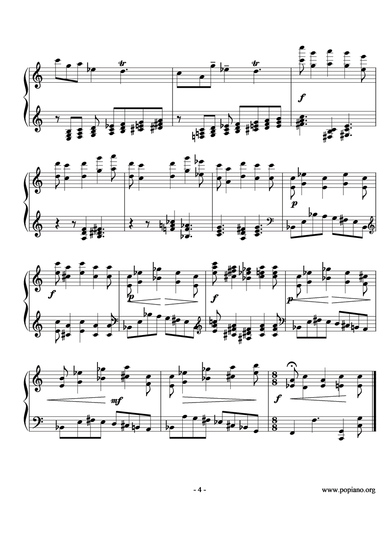 保加利亚节奏舞曲4钢琴曲谱（图4）