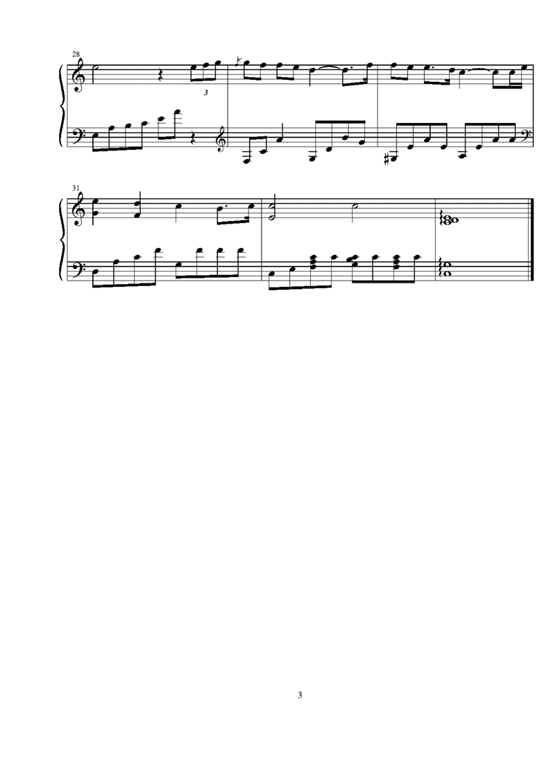 Winter II钢琴曲谱（图3）