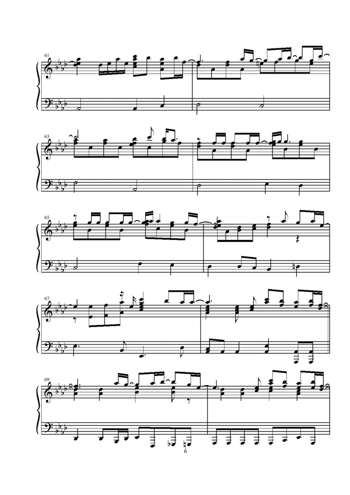 Karenai Hana钢琴曲谱（图6）