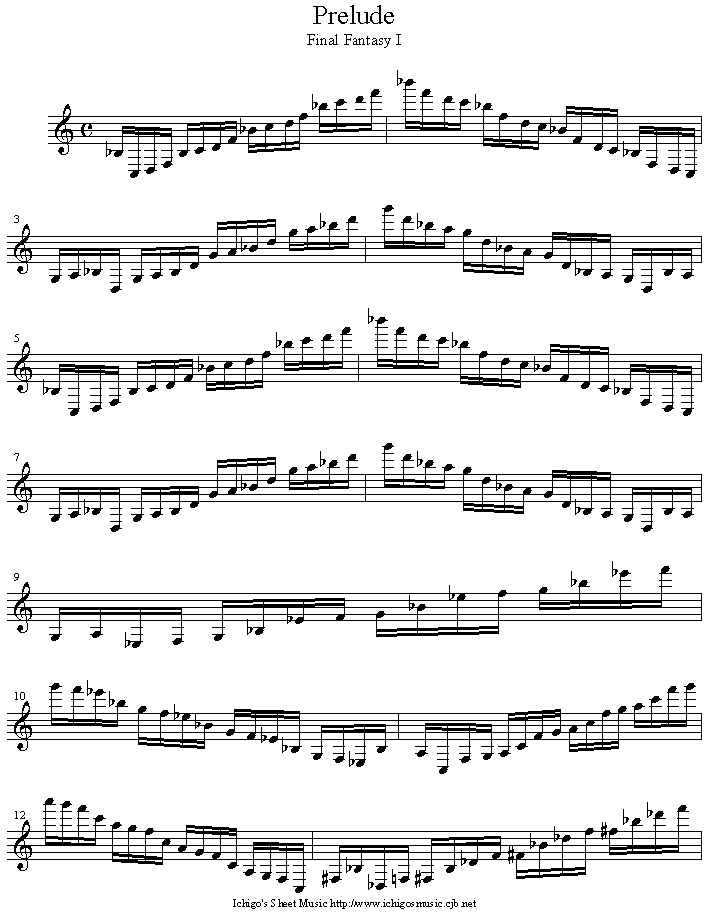 prelude钢琴曲谱（图1）