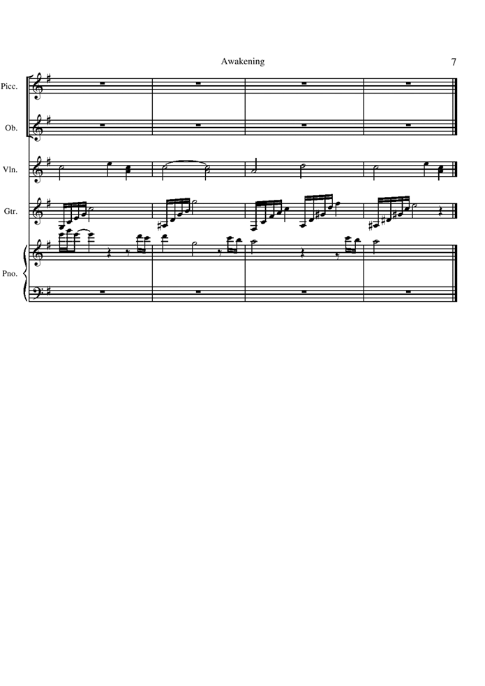 Awakening钢琴曲谱（图7）