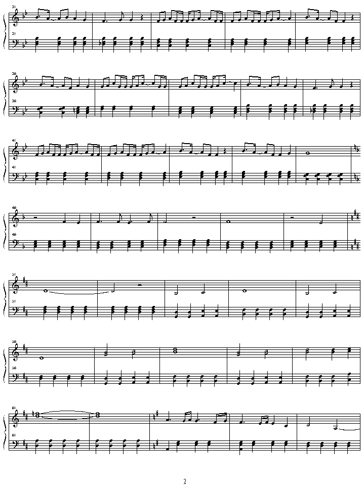 star钢琴曲谱（图2）