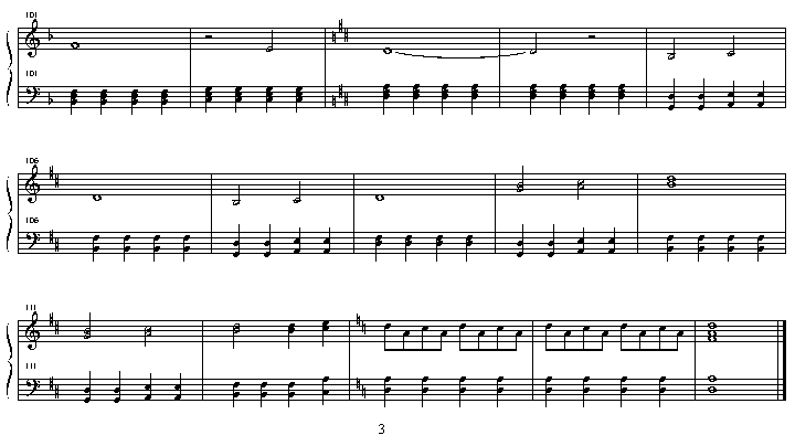 star钢琴曲谱（图4）
