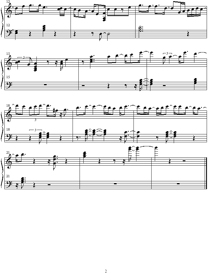 theme_of_love钢琴曲谱（图2）