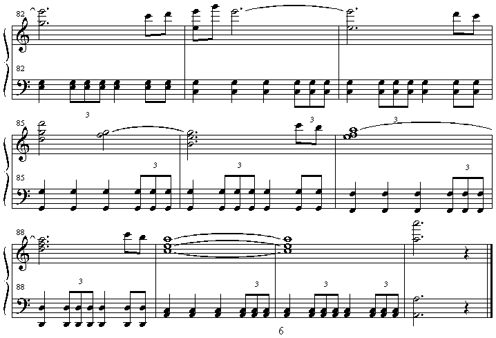 terra钢琴曲谱（图6）