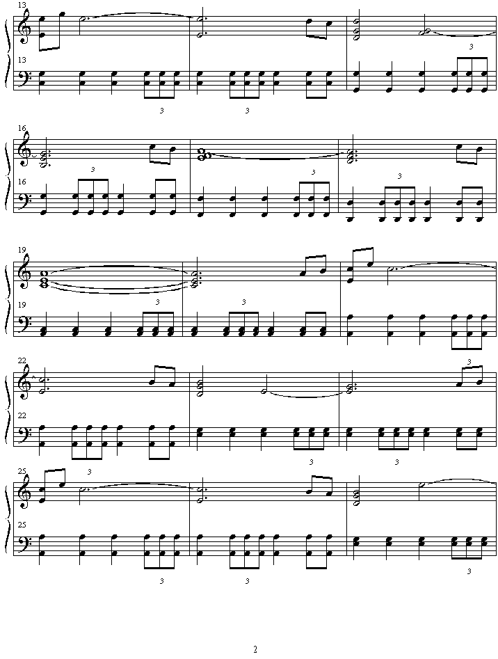 terra钢琴曲谱（图2）