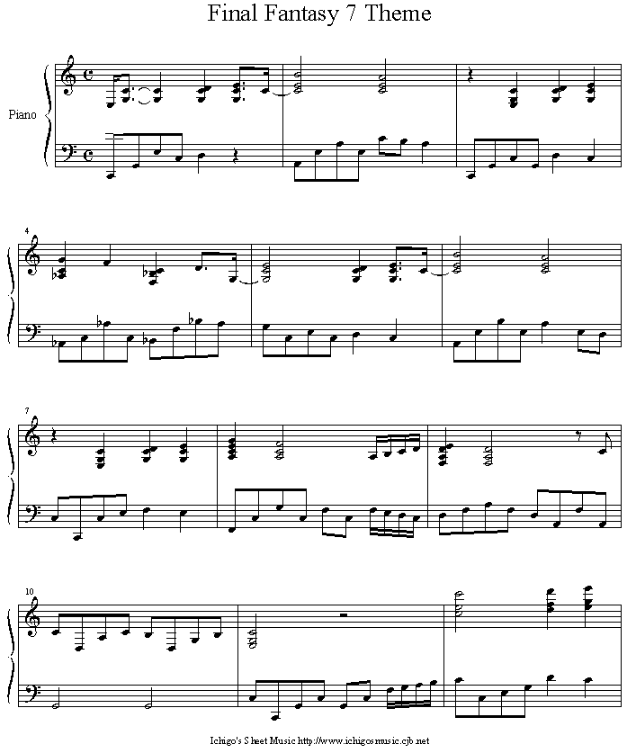 theme钢琴曲谱（图1）
