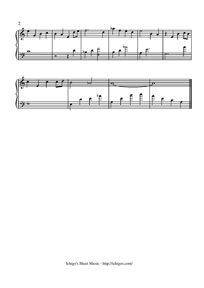 Music box钢琴曲谱（图2）