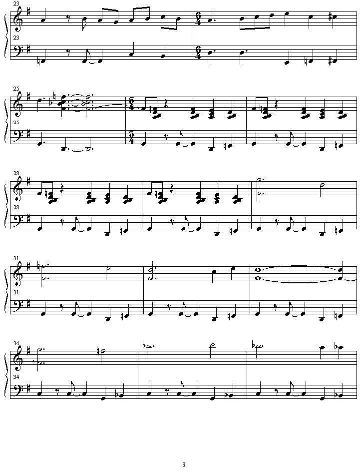 cinco_de_chocobo钢琴曲谱（图3）