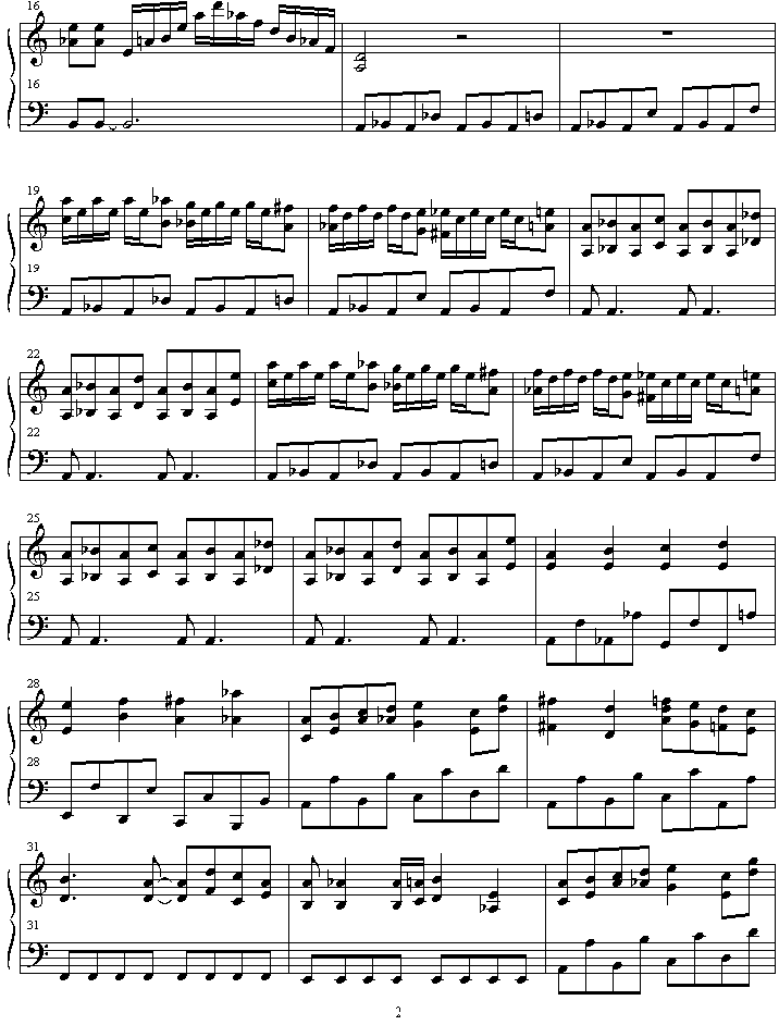 battle_theme钢琴曲谱（图2）