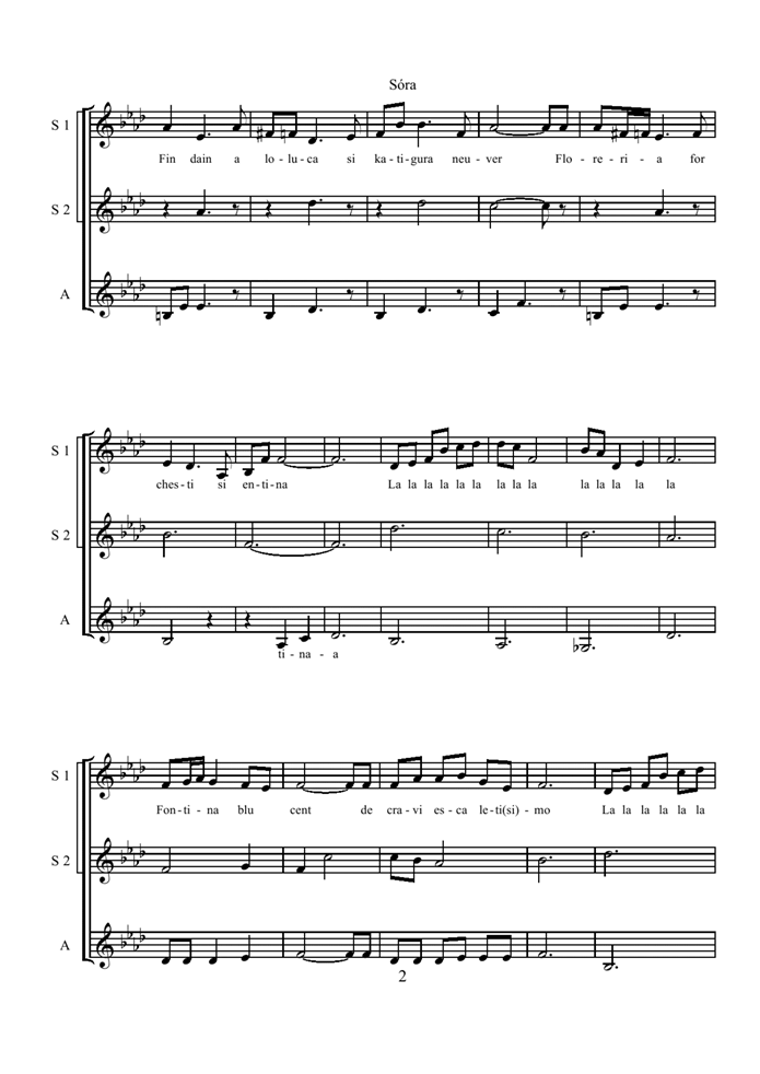Sora钢琴曲谱（图2）