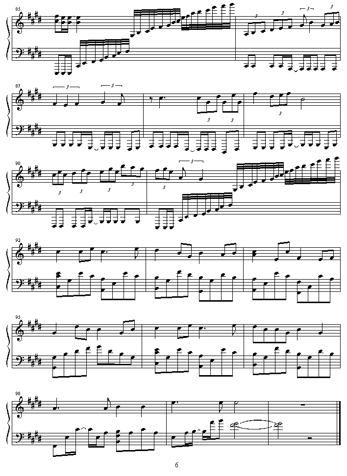 rage_your_dream钢琴曲谱（图6）