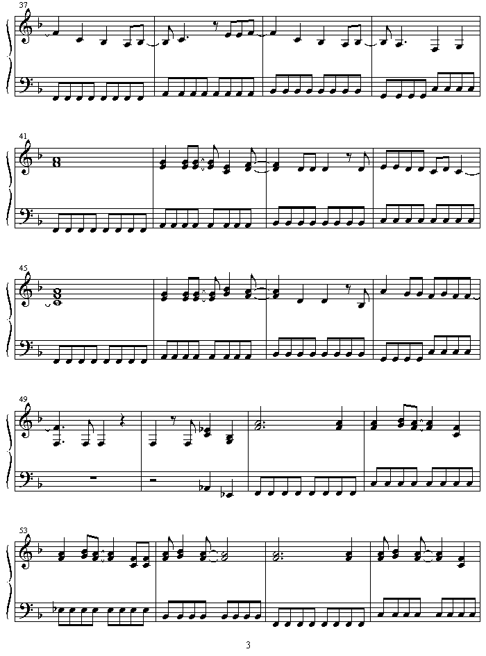 super_drive2钢琴曲谱（图3）
