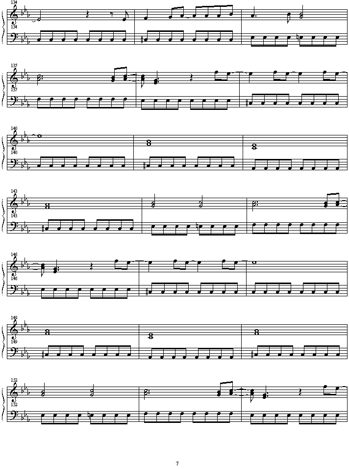 my_will钢琴曲谱（图7）