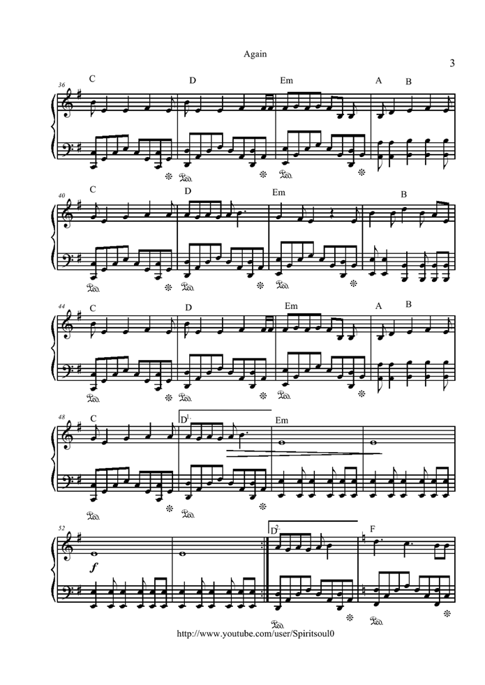 Let it out钢琴曲谱（图3）