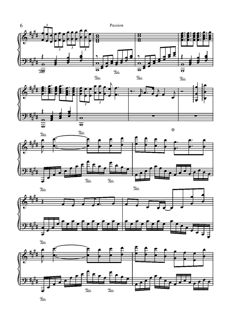 Passion钢琴曲谱（图7）